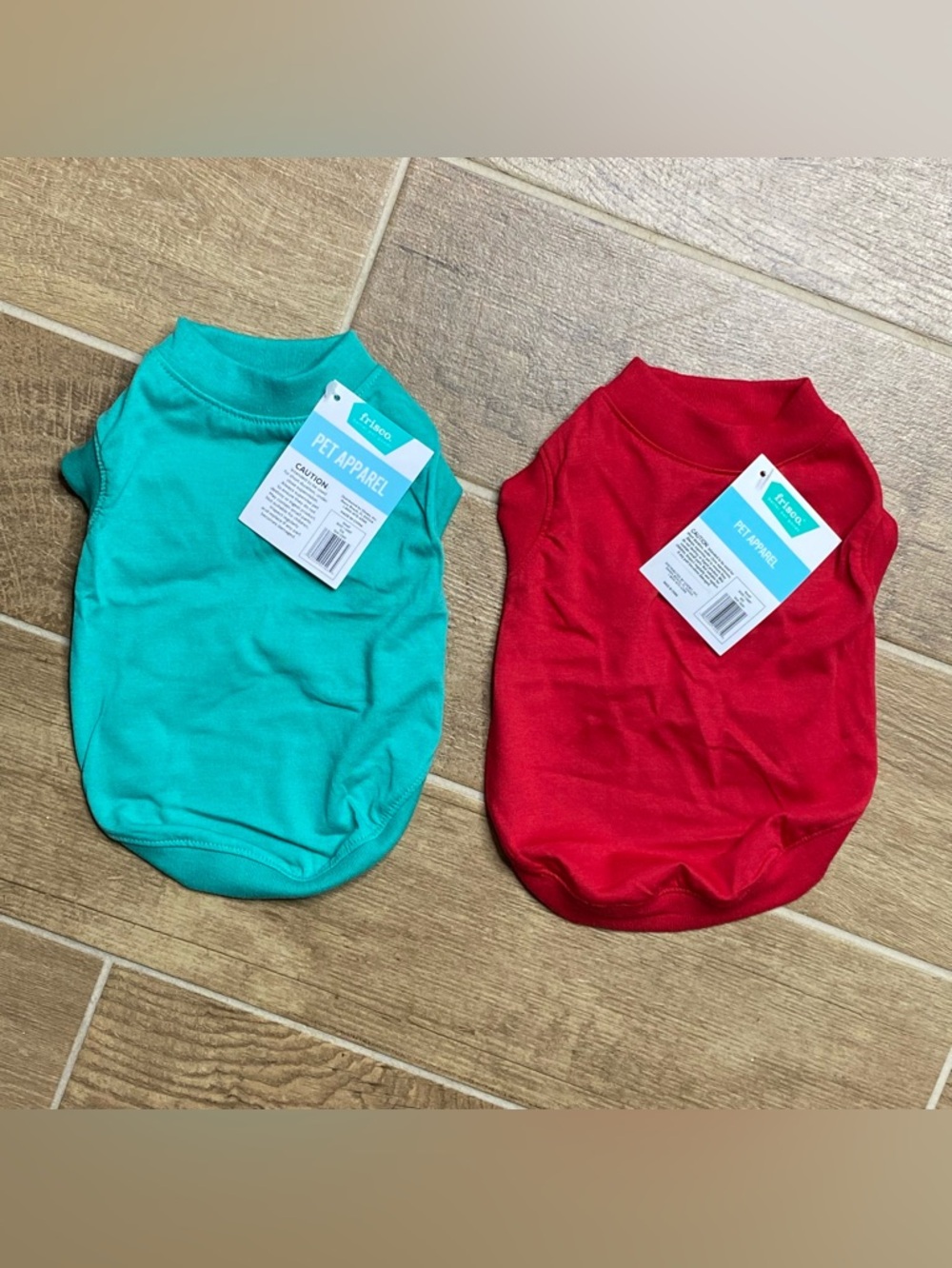 Bundle Frisco Pet T Shirts Red Green Sz S